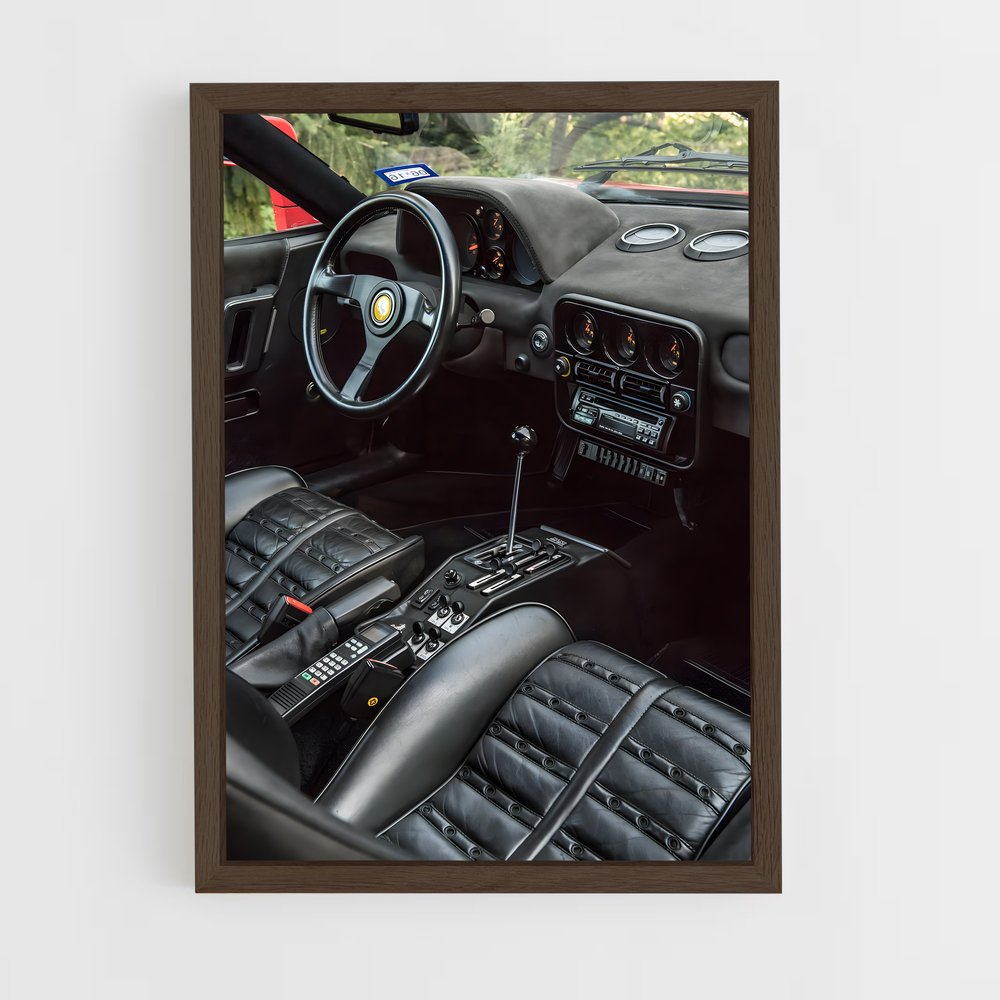Poster Ferrari 288 GTO Interior (vue 5)